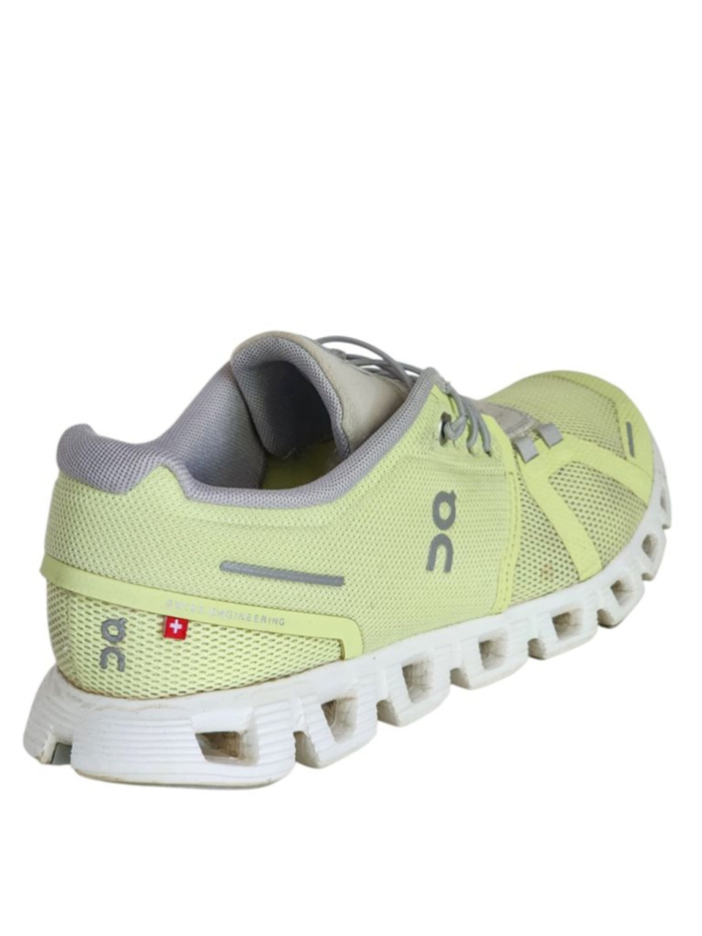 On Cloud 5 Women's Light Green Gray Athletic Running Shoes Sneakers 8 - Picture 6 of 9